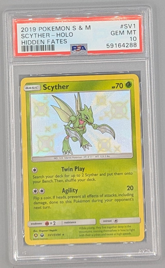 Scyther Holo PSA 10