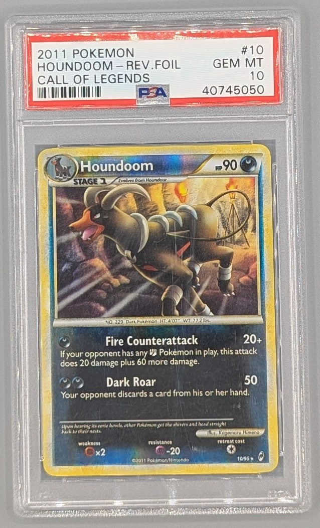 Houndoom Rev Holo PSA 10