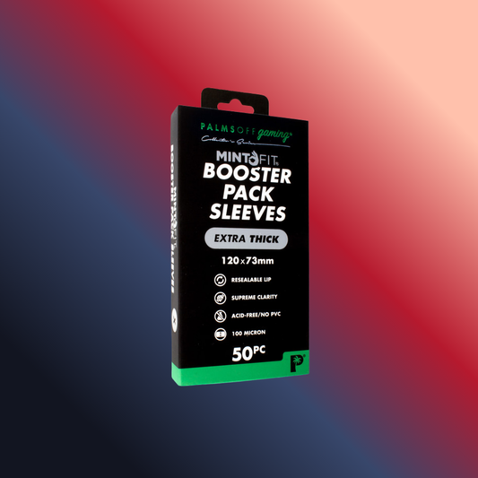 MintFit Booster Pack Sleeves - Extra Thick 50pc