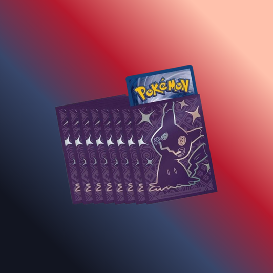 Paldean Fates Trainer Box Card Sleeves - Mimikyu (65 Pack)