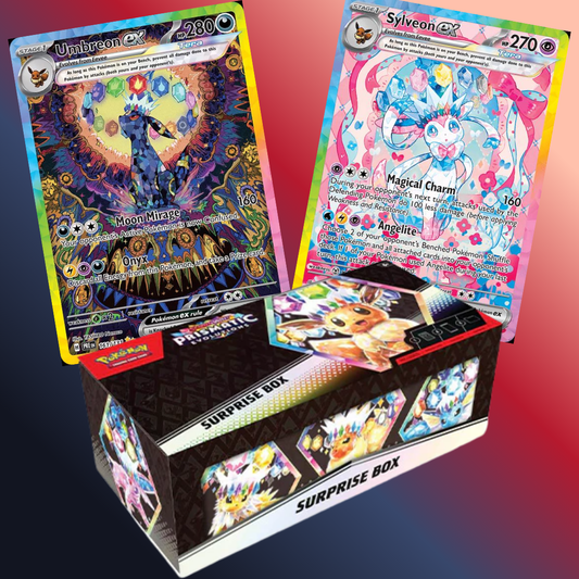 Prismatic Evolutions Surprise Box
