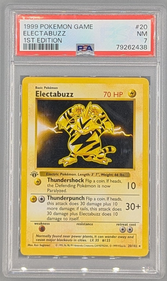 1st Edition Electabuzz PSA 7