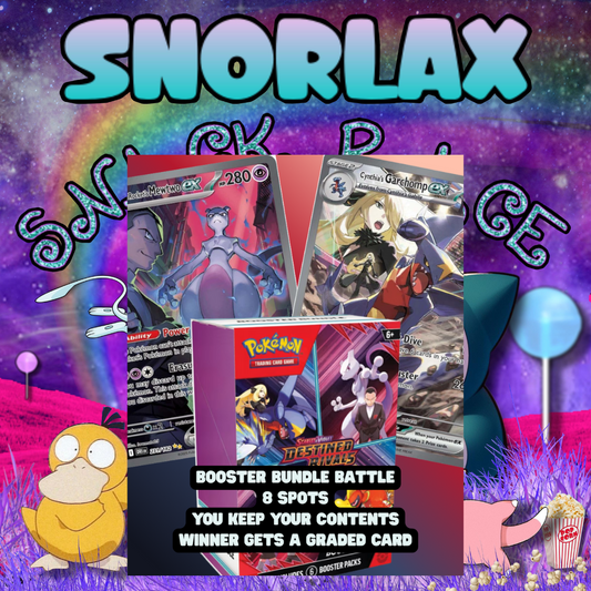 Destined Rivals Booster Bundle Battle  Spot - SNORLAX SNACK RACE